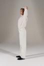 Zara ДЖИНСЫ Z1975 ОБЫЧНЫЕ С ЗАВЫШЕННОЙ ТАЛИЕЙ, ДЛИННЫЕ БЕЛЫЕ?