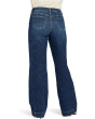 Wide Leg Side Godets Jeans in Sunset Villa