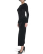 Velvet Long Sleeve Maxi