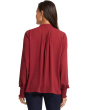 Pleated Peasant Blouse