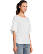 Vicky Scoop Neck Balloon Sleeve Tee