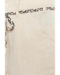 Eliot Wide Leg Rumba Linen Belted Crop Pants