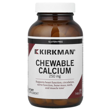 Kirkman Labs, жевательный кальций, 120 таблеток