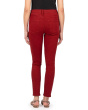 Charlize High-Rise Cigarette Leg With Regular Hem In Red