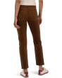 Rachael Corduroy High-Rise Fab Ab Mom Regular Hem-Long in Whiskey