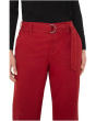 Stride Mid-Rise Wide Leg Pants w/ Self Belt