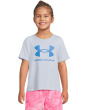 Under Armour Kids Футболка с коротким рукавом с большим логотипом (Big Kid)