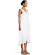 Coastalina Sleeveless Wrap Midi Dress