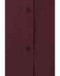Elbow Puff Sleeve Snap Front Knit Shirt