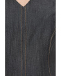 Denim V-Neck Sleeveless A-Line