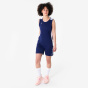 Женская/Мужская баскетбольная майка без рукавов - майка 100 темно-синего цвета