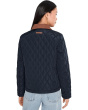 Single Breasted Quilt Twill Collar