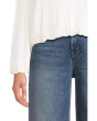 Peach Long Sleeve Bubble Shirt
