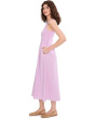 Mixed Media Scoop Neck Dress