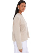 Organic Cotton Doubleweave Mandarin Collar Jacket