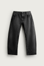 Zara Джинсы с воздушным шаром из графита