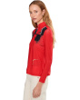 Flare Print Long Sleeve Sunsense 1/4 Zip Top