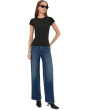 Perfect Knit Rib Double Layer Tee