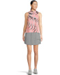Whirlwind Print Sleeveless Polo