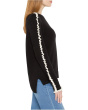 Ruffled Down Sweater