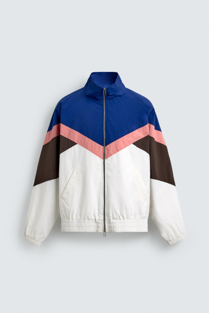 Zara ТЕХНИЧЕСКАЯ КУРТКА COLOR BLOCK 530084120-330-2