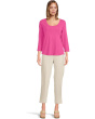 Ashby Isles Rib 3/4 Sleeve Scoop