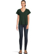 Relaxed Short Sleeve V-Neck Tee