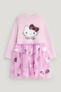 C&A Эффект блеска платья Hello Kitty и Heart 2260672 фиолетовый