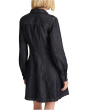 Seamed Shirt Mini Dress In Rinse