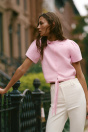 Zara Розовый КАРДИГАН С УЗЛОВАТЫМИ ДЕТАЛЯМИ