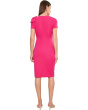 Pleated Bow Midi Dress