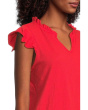 Sleeveless Ruffle Top