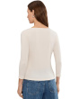 Petite Rib-Knit Cotton-Blend Boatneck Tee