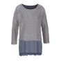 Vivance Collection пушистый свитер 2-в-1 m. Шифон, серый