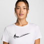 NIKE Женские свитера с капюшоном lg.Рука да Ш НК ONE SWOOSH HBR DF SS ТОП