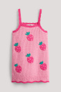 C&A Клубничное платье для вязания крючком 2254462 розовое