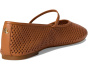 Jayna Perforated Leather Mary Jane Flats