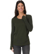 Long Sleeve Crew Tee with Thumbhole