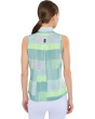 Mad Plaid Sleeveless Print Top
