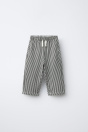 Zara ТРИКОТАЖНЫЕ БРЮКИ В ПОЛОСКУ 496762680-070-18
