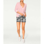 Designer-Longbluse, rosa