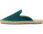 Suede Smoking Mule Espadrille