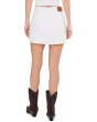 Button Front Skort