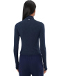 Stevie Active Rib Half Zip Waist Length