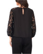 Crew Neck Lace Sleeves Long Sleeve