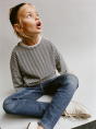Zara УЗКИЕ ДЖИНСЫ синего цвета