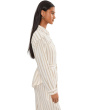 Petite Belted Stripe Shacket