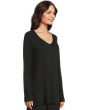 Peruvian Cotton Blend V-Neck Sweater