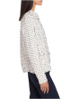 Nep Weave Military Fringe Mix Knit Jacket