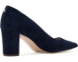 Lanette Suede Block-Heel Pumps